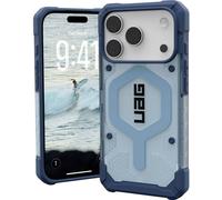 Urban Armor Gear Bundle Pathfinder MS Case/Lanyard Compatible Apple iPhone 17 Pro Coque (Chargement sans Fil/magnétique, Étui y Compris Bande) Blues/Noir/Graphite