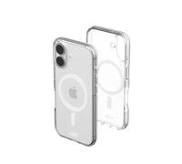 Urban Armor Gear Scout Clear Case Compatible Apple iPhone 17 Coque (Chargement sans Fil/magnétique, UV résistant, Bord surélevé) Ice (Transparent) / Blanc