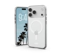 Urban Armor Gear Scout Clear Case Compatible Apple iPhone 17 Pro Max Coque (Chargement sans Fil/magnétique, UV résistant, Bord surélevé) Ice (Transparent) / Blanc