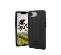 Urban Armor Gear Coque Scout iPhone 16e – Conforme aux normes militaires, bords surélevés – Noir