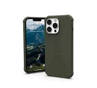 Urban Armor Gear Standard Issue Étui Compatible avec l'Apple iPhone 13 Pro [Revêtement en Silicone Liquide antibactérien, Recharge sans Fil Compatible, Résistant] Olive 11315K117272