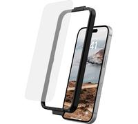 URBAN ARMOR GEAR UAG Film de protection d'écran en verre transparent pour iPhone 16, double renforcement, anti-traces de doigts, ultra clair, HD, résistant aux rayures