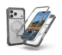 Urban Armor Gear Coque Trooper MS iPhone 17 Pro Max Charge sans fil/magn. Prot. 7,6m Ash/Transp.