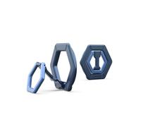 URBAN ARMOR GEAR UAG Anneau de support magnétique compatible avec MagSafe, anneau en métal amovible, rotation à 360°, béquille réglable pour iPhone 16/15/14, Galaxy S24/S23, bleu vif