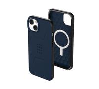 Urban Armor Gear UAG Civilian Housse Compatible avec Apple iPhone 14 Plus [Wireless Charging/magnétiquement Compatible, Résistante aux Chutes, Bord surélevé] Bleu
