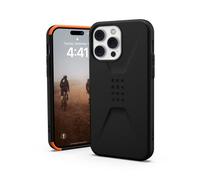 UAG Rugged Case for iPhone 14 Pro Max [6.7-in] - Civilian Black - Coque de protection pour téléphone portable - robuste - compatibilité avec MagSafe