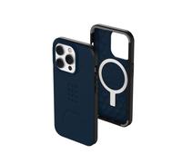 Urban Armor Gear UAG Civilian Housse Compatible avec Apple iPhone 14 Pro [Wireless Charging/magnétiquement Compatible, Résistante aux Chutes, Bord surélevé] Bleu