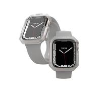 Urban Armor Gear UAG Coque Compatible Apple Watch, 41 mm, iWatch Series 7, Scout Robuste de qualité Militaire, Coque de Protection Antichoc en PC, Glace givrée, 41 mm - Givré, 41mm