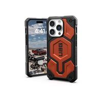 Urban Armor Gear UAG Coque Compatible avec iPhone 15 Pro 6,1", Monarch Pro Rouille, Aimant intégré, Compatible avec Chargeur MagSafe, Coque de Protection Robuste de qualité Militaire résistante aux