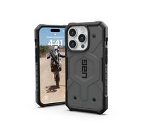 URBAN ARMOR GEAR UAG Coque Compatible avec iPhone 15 Pro 6,1", Pathfinder argenté, Aimant intégré, Compatible avec Chargeur MagSafe, Coque de Protection Robuste de qualité Militaire résistante aux