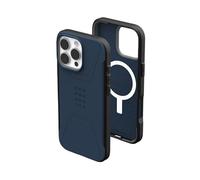 URBAN ARMOR GEAR UAG Coque de protection Civilian mince, robuste, élégante, anti-chocs et antidérapante de qualité militaire pour iPhone 16 Pro 6,9", compatible avec le chargement MagSafe, bleu
