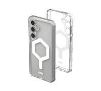 Urban Armor Gear UAG Coque de Protection Compatible avec Samsung Galaxy S24 FE SM-S721 Plyo Pro, Charge magnétique, Transparente, Robuste, résistante aux Chutes, aux Chocs, Glace/Blanc