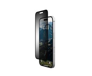 URBAN ARMOR GEAR UAG Coque de protection d'écran de confidentialité amovible et réutilisable pour iPhone 16 - Coque de protection flexible bidirectionnelle, anti-reflets, anti-espion