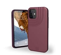 Urban Armor Gear UAG Coque de Protection Fine et élégante pour iPhone 12 Mini 5G Aubergine Mat 13,7 cm