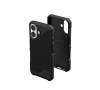 URBAN ARMOR GEAR UAG Coque de protection Metropolis LT solide, anti-chocs, antidérapante de qualité militaire, pour iPhone 16, compatible avec le chargement MagSafe, Kevlar noir