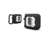 URBAN ARMOR GEAR UAG Coque de Protection Rigide Robuste de qualité Militaire pour AirPods (4e génération, 2024) avec verrou Plasma, Coque de Protection de qualité Militaire avec Couvercle de