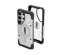 URBAN ARMOR GEAR UAG Coque de protection transparente pour Samsung Galaxy S26 Ultra 6,9" Pathfinder - Compatible avec charge magnétique, résistante aux chutes, style militaire, glace/argenté