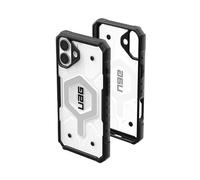 URBAN ARMOR GEAR UAG Coque pour iPhone 16 Plus 6,7" Pathfinder Transparente - Compatible avec MagSafe Charging - Coque de Protection Robuste Antichoc antidérapante de qualité Militaire, Glace