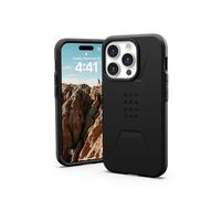 URBAN ARMOR GEAR UAG Coque [Version Mise à Jour] Compatible avec iPhone 15 Pro 6,1", Noir Civil, Aimant intégré, Compatible avec Chargeur MagSafe, Coque de Protection Robuste Anti-Chute de qualité