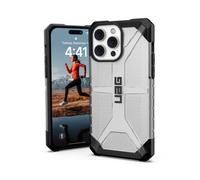 Urban Armor Gear UAG Housse Plasma Compatible Apple iPhone 14 Pro Max [Wireless Charging Compatible Cover, Coque pour téléphone Portable résistante aux Chutes, Bord surélevé] Transparent