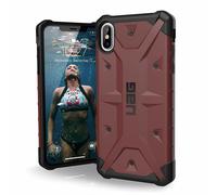Urban Armor Gear Pathfinder pour Apple iPhone Xs Max Coque avec Norme Militaire américaine etui housse - carmin [Compatible avec l'induction]