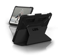URBAN ARMOR GEAR UAG Metropolis Étui pour iPad Pro 12,9" (4e génération, 2020) - Noir - Folio fin et robuste - Plusieurs angles de vue - Support militaire testé contre les chutes