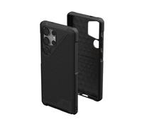 URBAN ARMOR GEAR UAG Metropolis LT Coque pour Samsung Galaxy S25 Ultra 6,9 pouces, compatible avec chargement magnétique, résistante aux chocs, robuste, testée contre les chutes, Kevlar noir