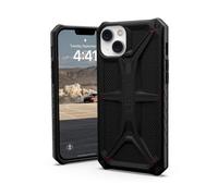 Urban Armor Gear UAG Monarch Housse de Protection Compatible Apple iPhone 14 Plus [Compatible Chargement sans Fil, Protection 5 Couches Conforme aux Normes Militaires, Bord surélevé] Noir/Kevlar