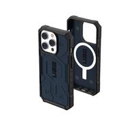 Urban Armor Gear UAG Pathfinder Case Compatible Apple iPhone 14 Pro [Recharge sans Fil/magnétique Compatible, Protection Contre Les Chutes Selon Les Normes Militaires] Bleu