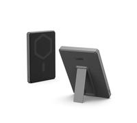 UAG - Banque d'alimentation sans fil - ultra mince, avec support, compatible MagSafe - 5000 mAh - 20 Watt (24 pin USB-C) - gris, noir Gris, Noir G