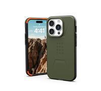 URBAN ARMOR GEAR UAG [Version Mise à Jour] Coque Compatible avec iPhone 15 Pro 6,1", Olive Civile, Aimant intégré, Compatible avec Chargeur MagSafe, Coque de Protection Robuste Anti-Chute de qualité