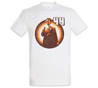 Urban Backwoods 44 Harry Hommes T-Shirt Blanche Taille L