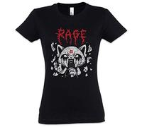 Urban Backwoods A Rage Women Femme T-Shirt Noir Taille XL