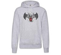 Urban Backwoods Airwolf Patch Hoodie Sweats à Capuche Sweat-Shirt Gris Taille L