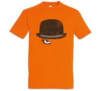 Urban Backwoods Alex Eye Hommes T-Shirt Orange Taille S