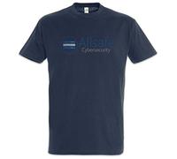 Urban Backwoods Allsafe Cybersecurity Hommes T-Shirt Bleu Taille 2XL