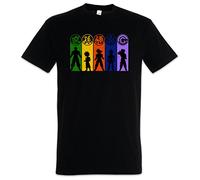 Urban Backwoods Anime Hero Goku Fighter Hommes T-Shirt Noir Taille 4XL