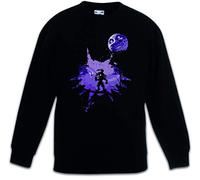 Urban Backwoods Anime Mask Kids Enfants Garçon Fille Pullover Sweat-Shirt Noir Taille 12 Ans