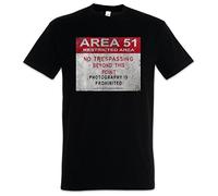 Urban Backwoods Area 51 Vintage Logo Sign Hommes T-Shirt