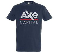 Urban Backwoods Axe Capital II Hommes T-Shirt Bleu Taille XL