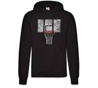 Urban Backwoods Basketball Backboard Hoodie Sweats à Capuche Sweat-Shirt Noir Taille S