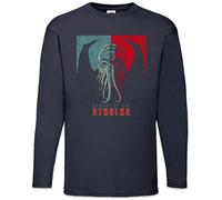 Urban Backwoods Beware of The Cthulhu T-Shirt à Manches Longues Long Sleeve Bleu Taille XL