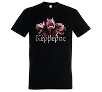 Urban Backwoods Cerberus Hommes T-Shirt Noir Taille 5XL