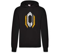 Urban Backwoods Cerberus Logo Hoodie Sweats à Capuche Sweat-Shirt Noir Taille L