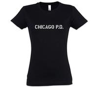 Urban Backwoods Chicago P.D. Women Femme T-Shirt Noir Taille L