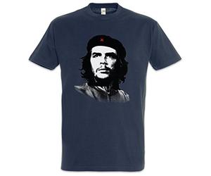 Urban Backwoods Classic Che Guevara Portrait I Hommes T-Shirt Bleu Taille S
