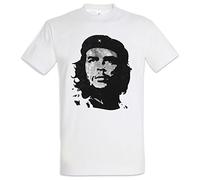 Urban Backwoods Classic Che Guevara Portrait III Hommes T-Shirt Blanche Taille S