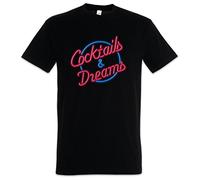 Urban Backwoods Cocktails & Dreams Cocktail Movie Logo Hommes T-Shirt Noir Taille 2XL