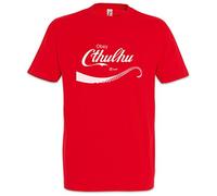 Urban Backwoods Cthulhu Cola Hommes T-Shirt Rouge Taille S