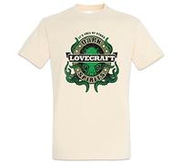 Urban Backwoods Dark Lovecraft Spirits Hommes T-Shirt Beige Taille 2XL